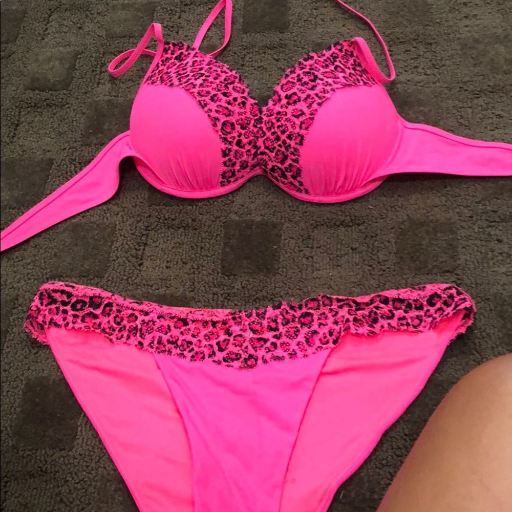 Pink swimsuit